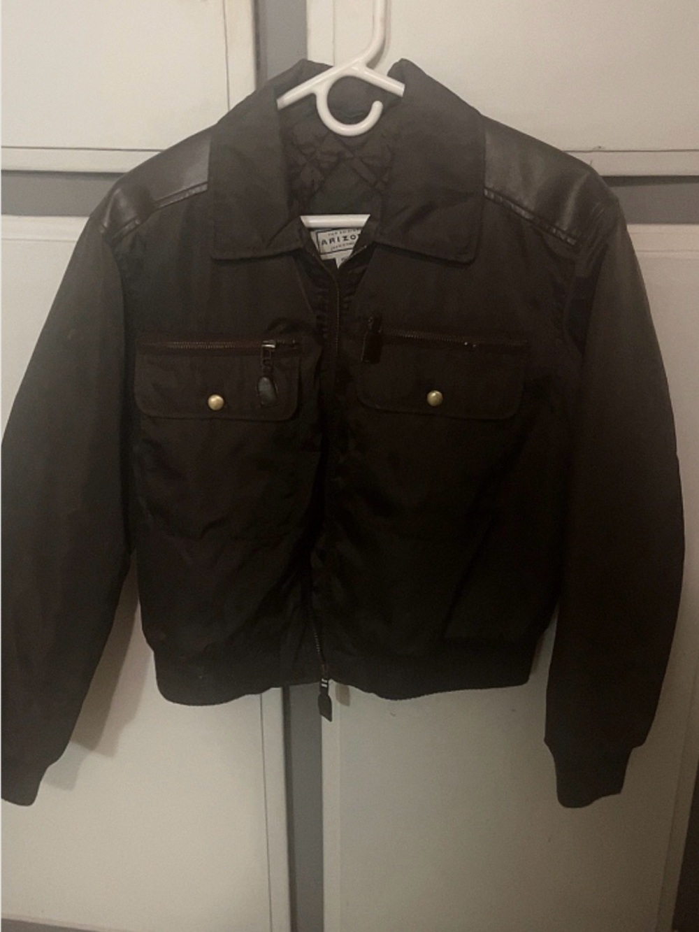 Arizona Jean Company Black Bomber Jacket